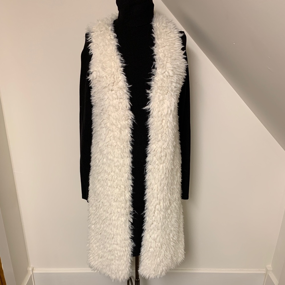 Long Faux Fur Vest